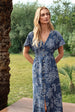 Button Front Midi Dress by Blue Vanilla