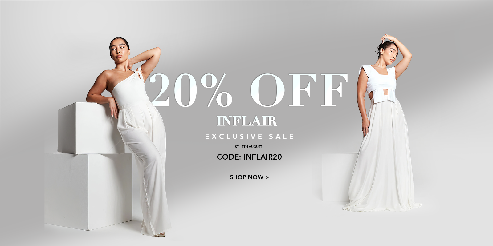 exclusive 20% off Inflair collection 