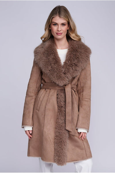 Taupe - Isabella Coat - Taupe by Pia Rossini