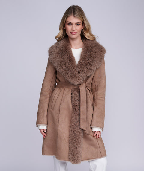 Isabella Coat - Taupe by Pia Rossini