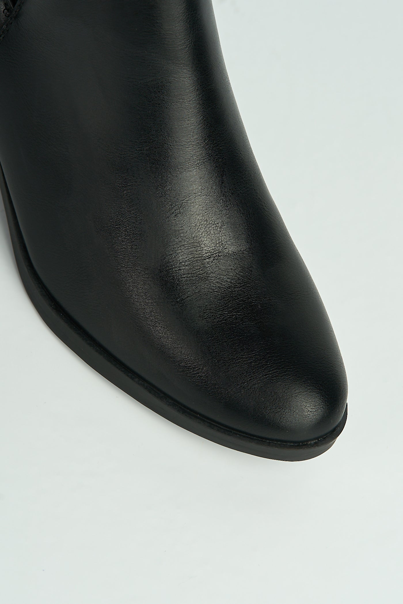 Lira Elastic Back Gusset Low Heel Calf Boots In Black Matt BELLINI1-BLKMT