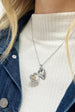Large Heart Pendant Locket Necklace In Silver - Gift Boxed by SVNX