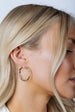 Twist Hoops In Silver - Pouch Included by SVNX