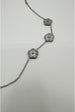 Floral Bracelet In Silver by SVNX