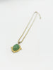 Green Stone Pendant Necklace - Gift Boxed by SVNX