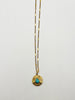 Turquoise Stone Pendant Necklace by SVNX