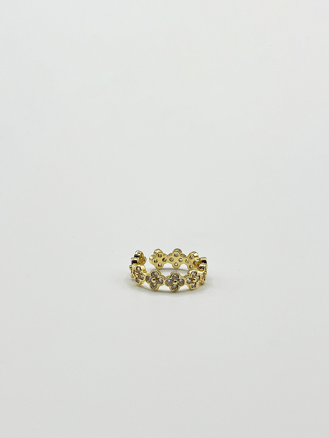 Diamante Clover Ring JE411824