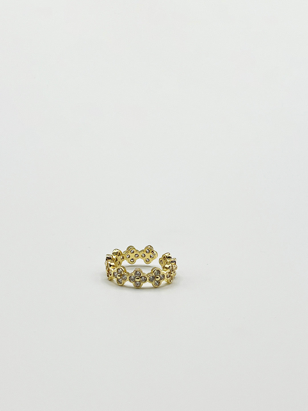 Diamante Clover Ring JE411824
