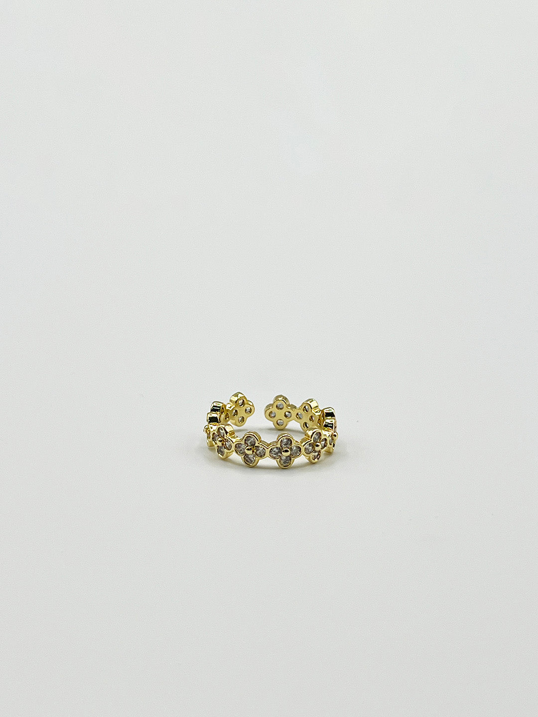 Diamante Clover Ring JE411824
