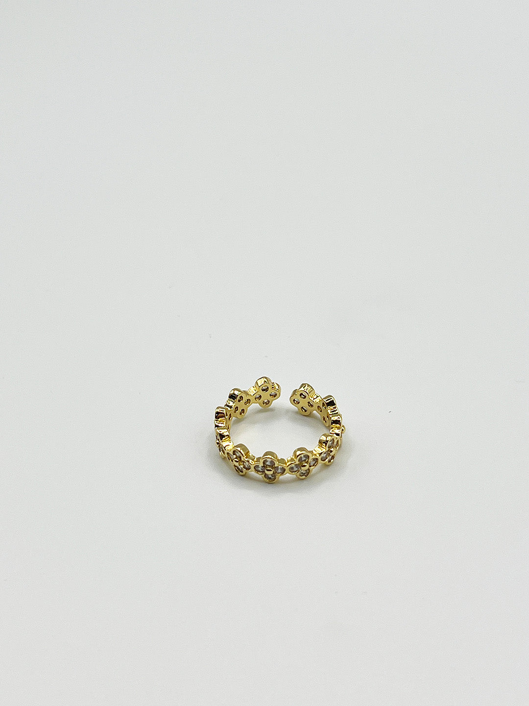 Diamante Clover Ring JE411824