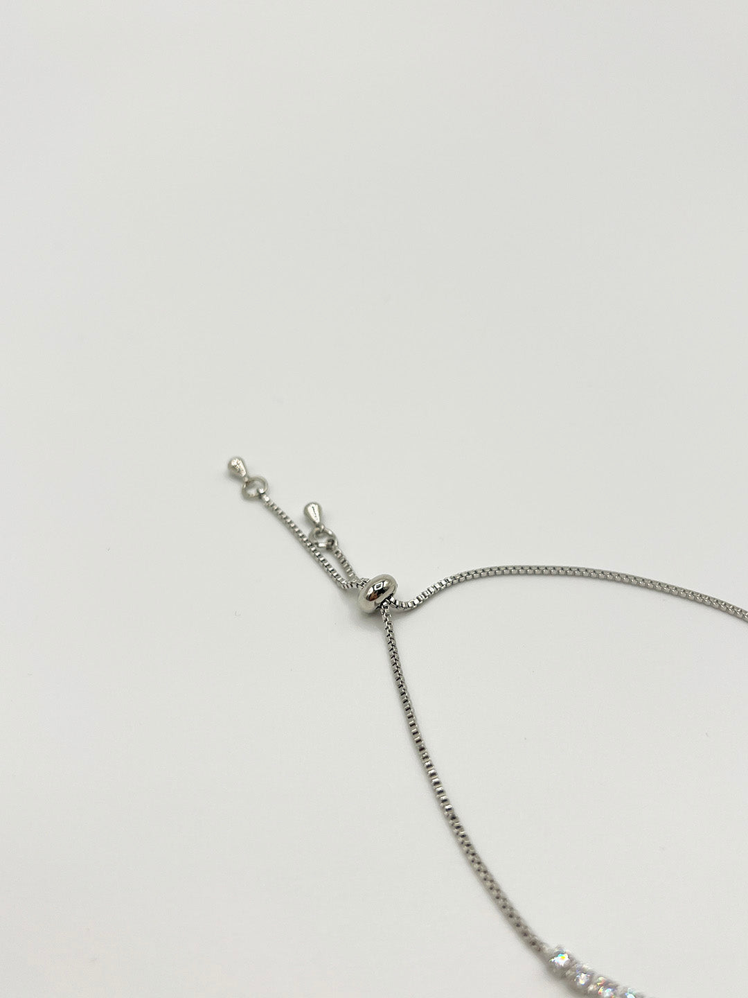 Double Ring Diamante Bracelet In Silver - Gift Boxed JE412121