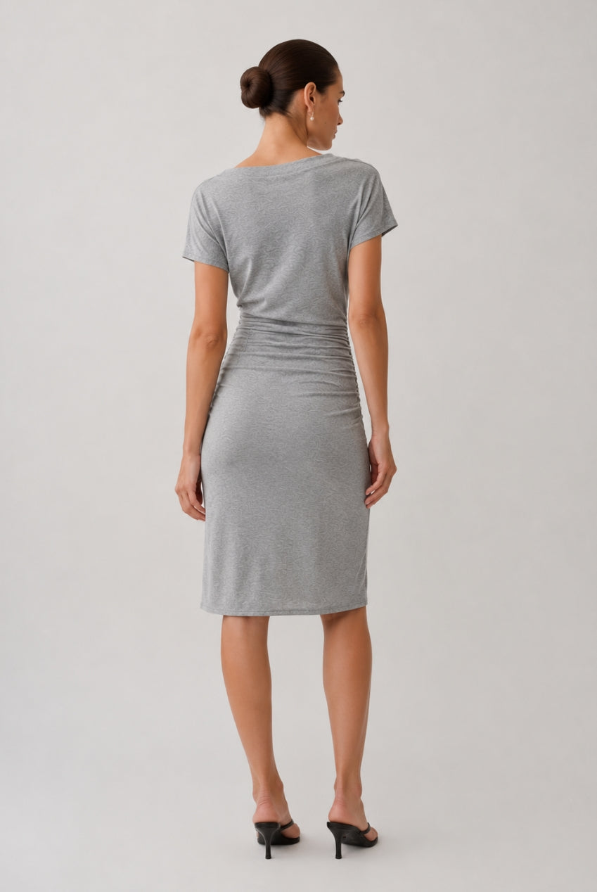 Kayden Grey Jersey TShirt Dress KAY-GREY-DRESS