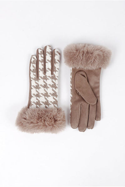 Beige - Kandi Glove - Beige by Pia Rossini