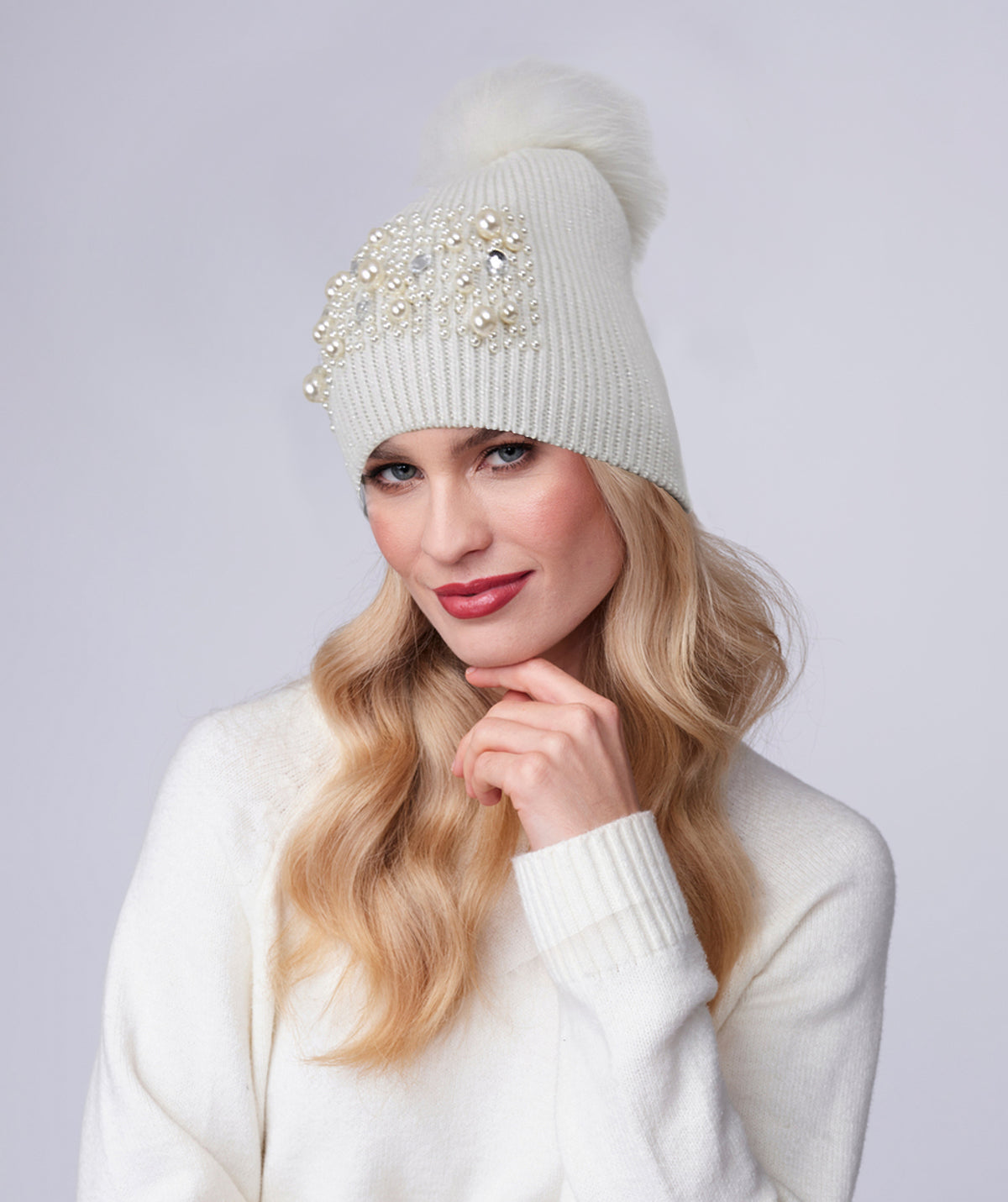 Krystal Hat - Ivory KRY01984-NAT008-0