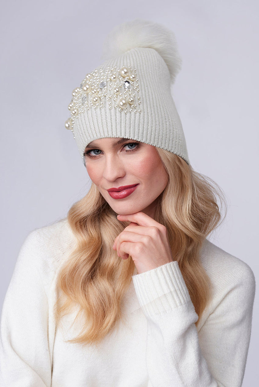 Krystal Hat - Ivory KRY01984-NAT008-0