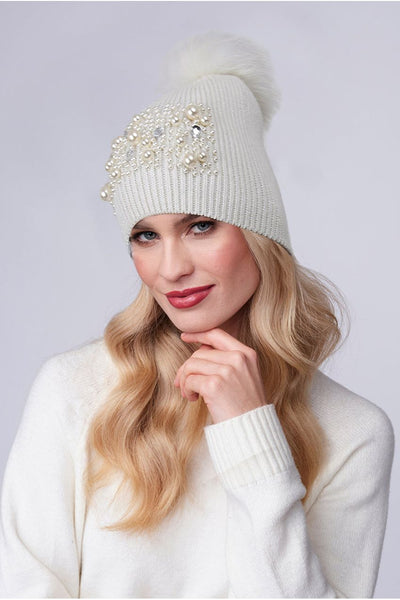 Ivory - Krystal Hat - Ivory by Pia Rossini