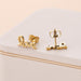 Last True Angel Love Stud Earring In Gold