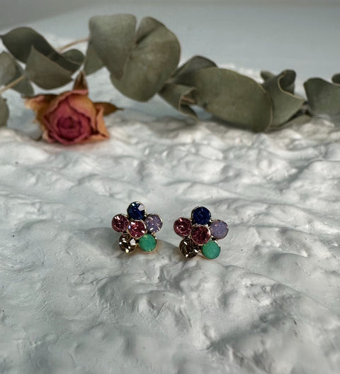 Last True Angel Rainbow Flower Earring