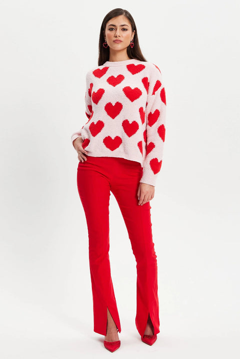 Red Heart Jumper by Liquorish