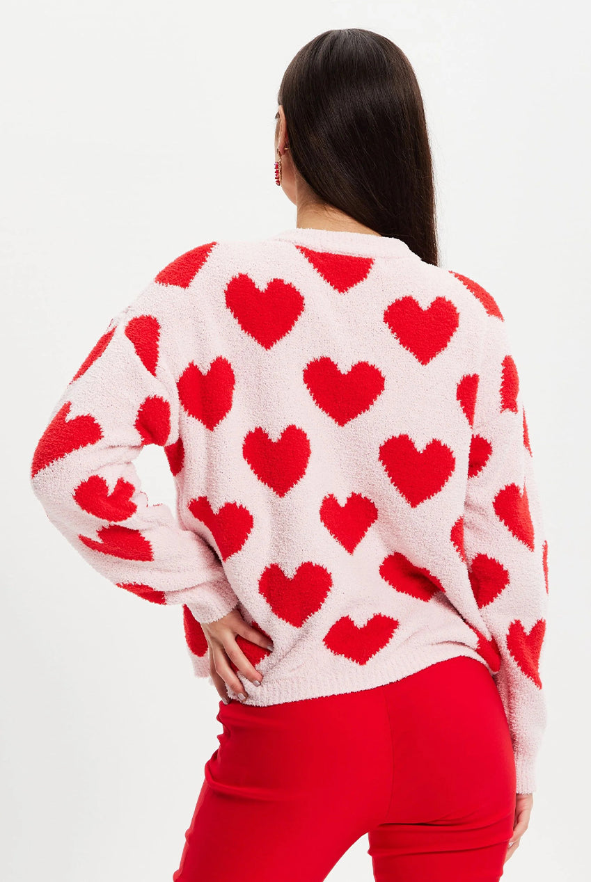 Red Heart Jumper LIQ23AW043