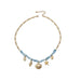 Last True Angel Beach Charm Drop Necklace In Gold