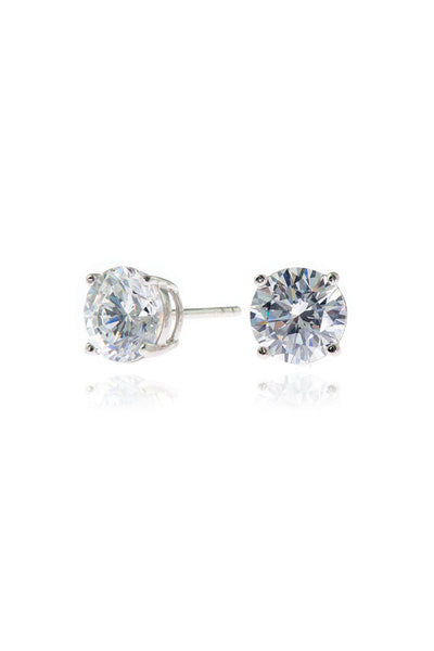 White - Lana 8mm Earrings by Cachet London