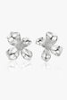 Large Gardenia Flower Stud Earrings by MUCHV