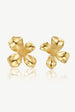 Large Gardenia Flower Stud Earrings by MUCHV
