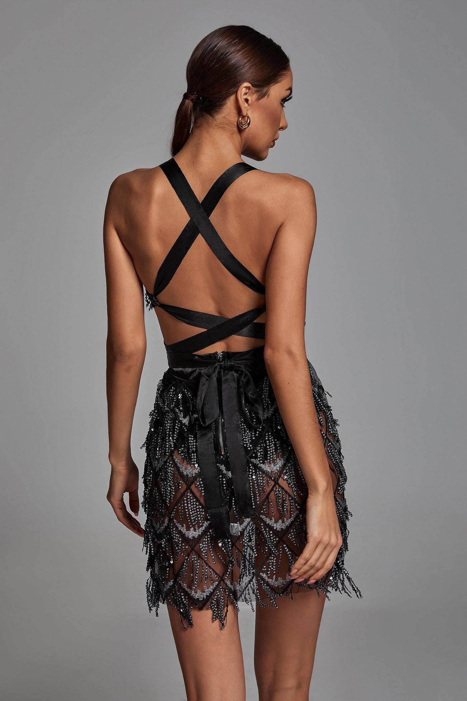 Louisa Mini Dress - Black D210115120