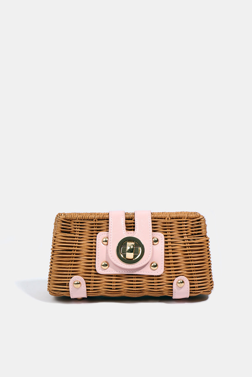 Lulu Clutch Bag - Blush LUL001-PIN004