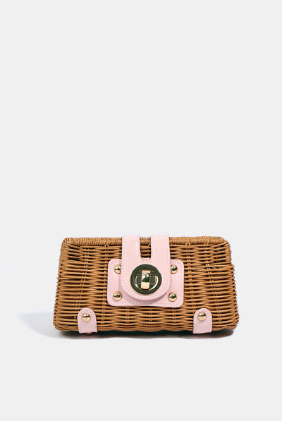 Blush - Lulu Clutch Bag - Blush by Pia Rossini