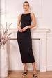Black Cami Bodycon Slip Dress by Angeleye