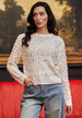 Pearl Knit Jumper In Cream by Angeleye