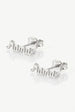 Mama Script Stud Earrings by MUCHV