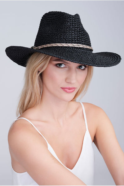 Black - Marleigh Hat - Black by Pia Rossini
