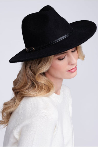 Black - Miriam  Hat - Black by Pia Rossini