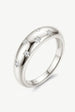 Moissanite Star Dome Ring by MUCHV