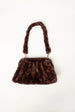 Plush Faux Fur Leopard Print Detachable Shoulder Bag by Blue Vanilla