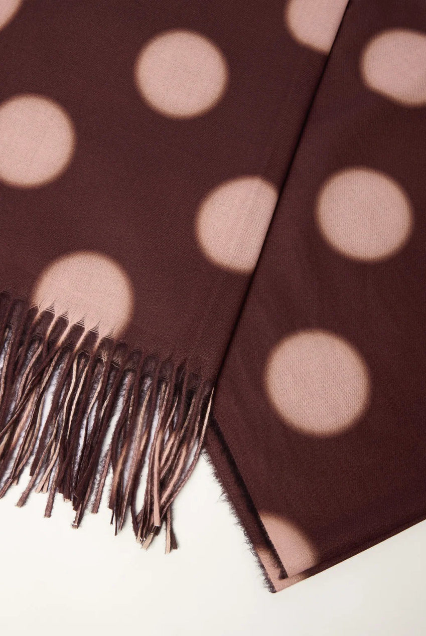 Polka Dot Pattern Scarf NB261515025