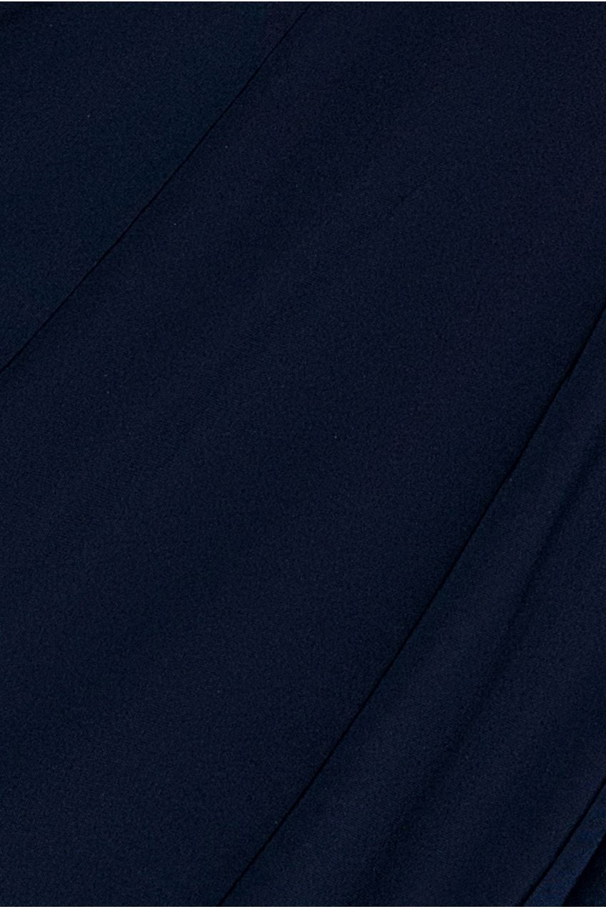 Short Sleeve Wrap Mini Dress - Navy NCD18