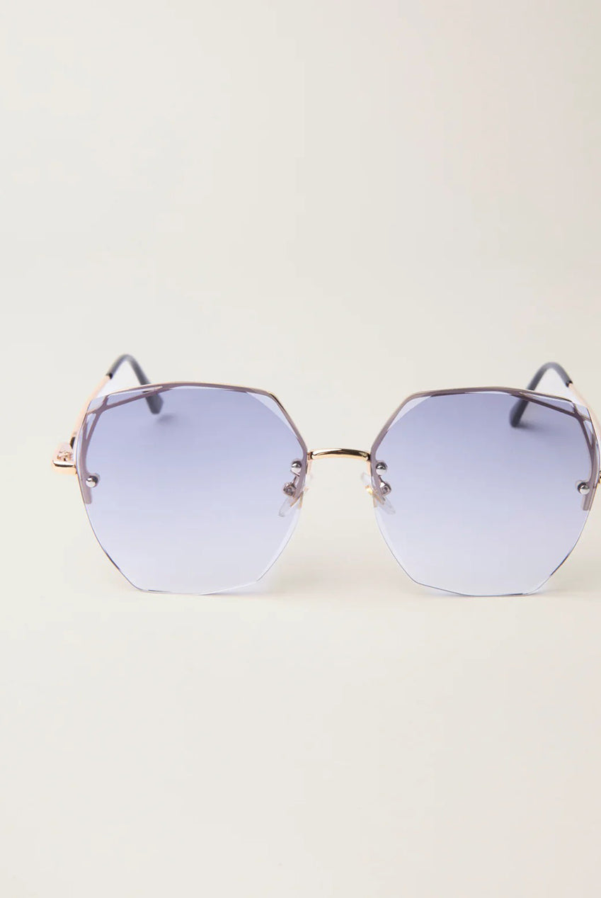 Frameless Purple Lens Sunglasses NL257362012