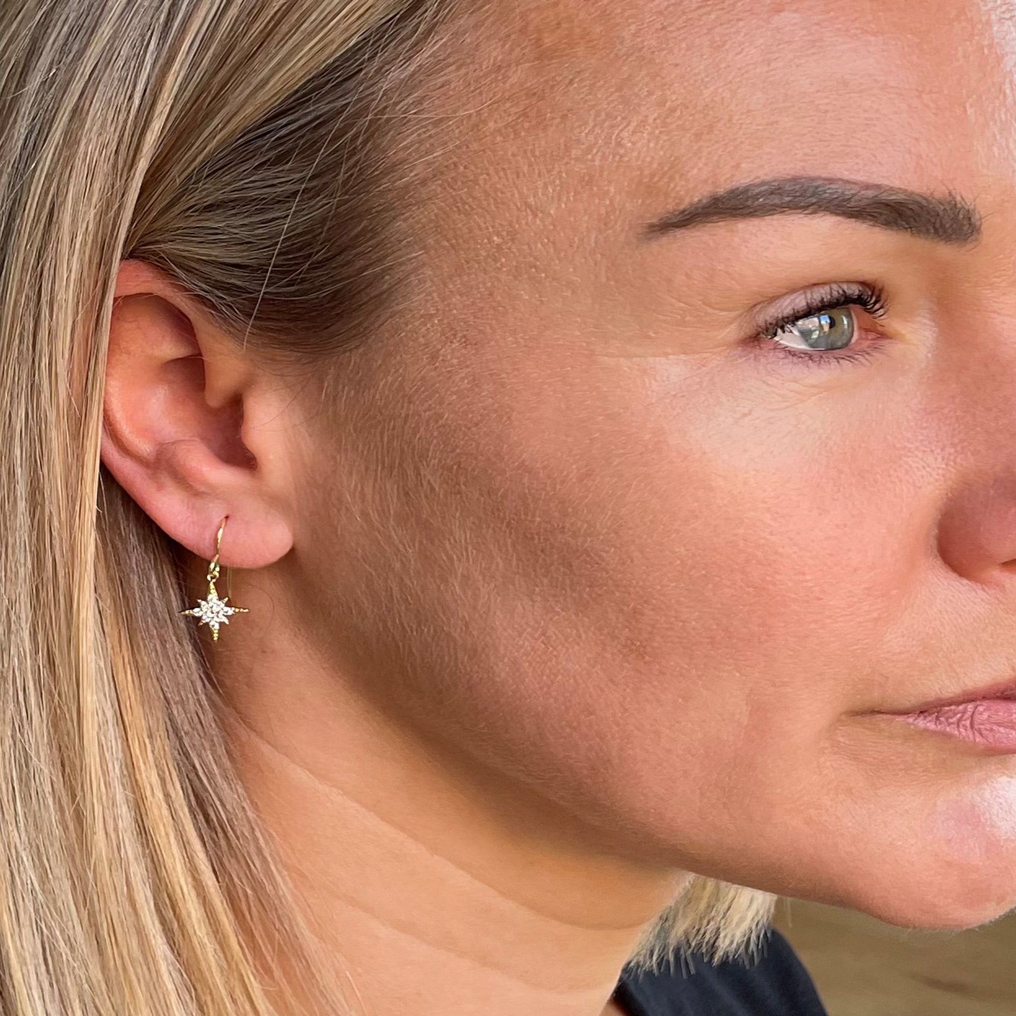 North Star Gold French Wire Earrings 413337G322