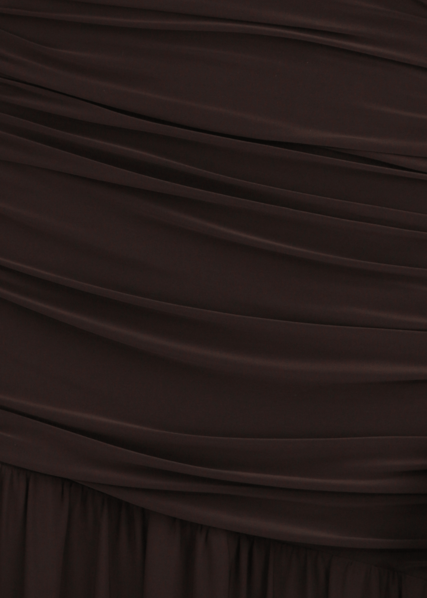 One Shoulder Draping Detailed Side Cut Out Maxi Dress AV-IMD2600WN