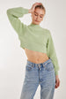 High Neck Knitted Jumper by Pink Vanilla