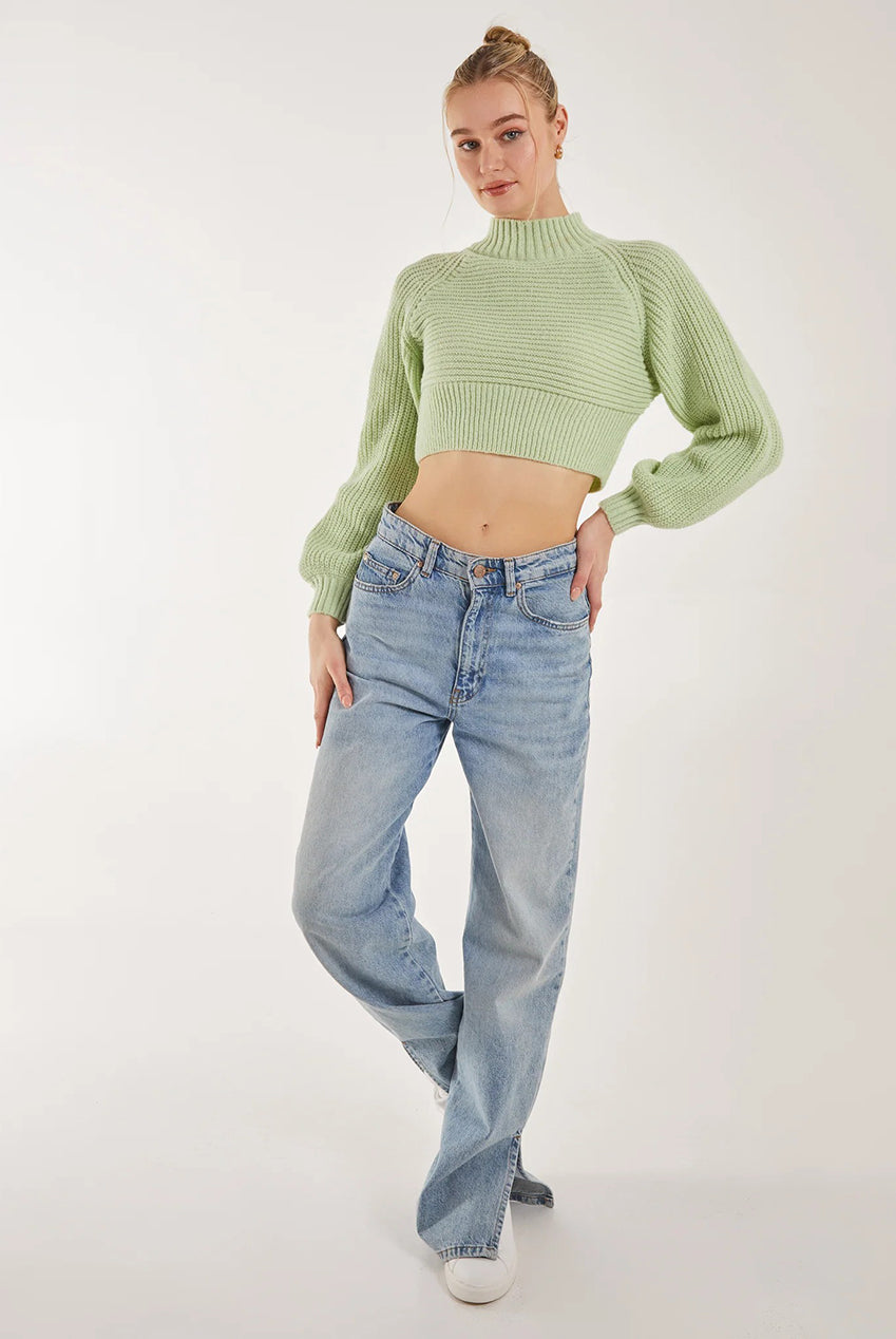 High Neck Knitted Jumper PV2925