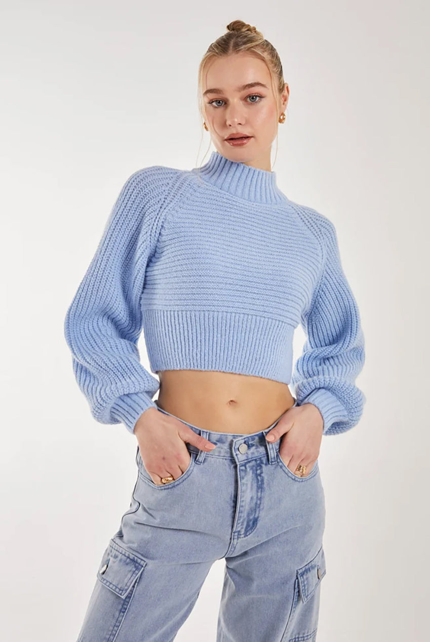High Neck Knitted Jumper PV2925