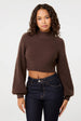 High Neck Knitted Jumper by Pink Vanilla
