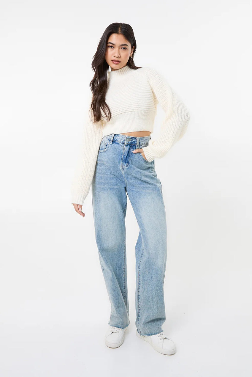 High Neck Knitted Jumper PV2925