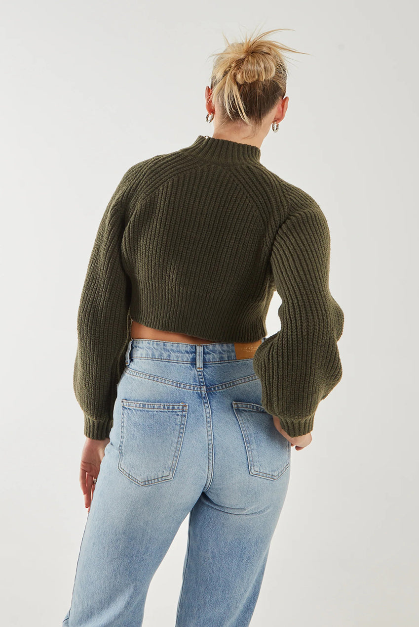 High Neck Knitted Jumper PV2925