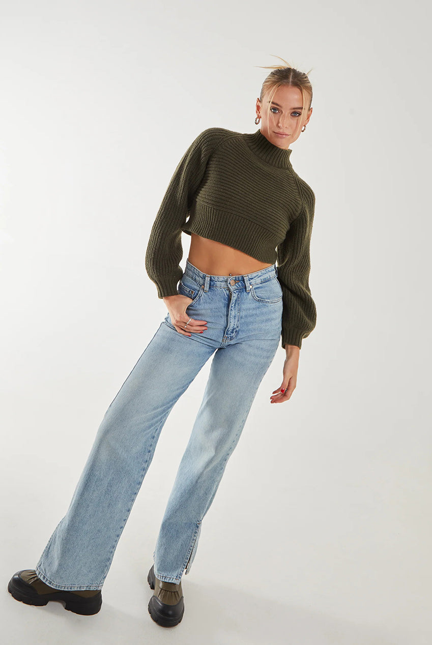 High Neck Knitted Jumper PV2925